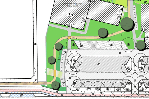 Geplande werken Van Innis-site - Parking