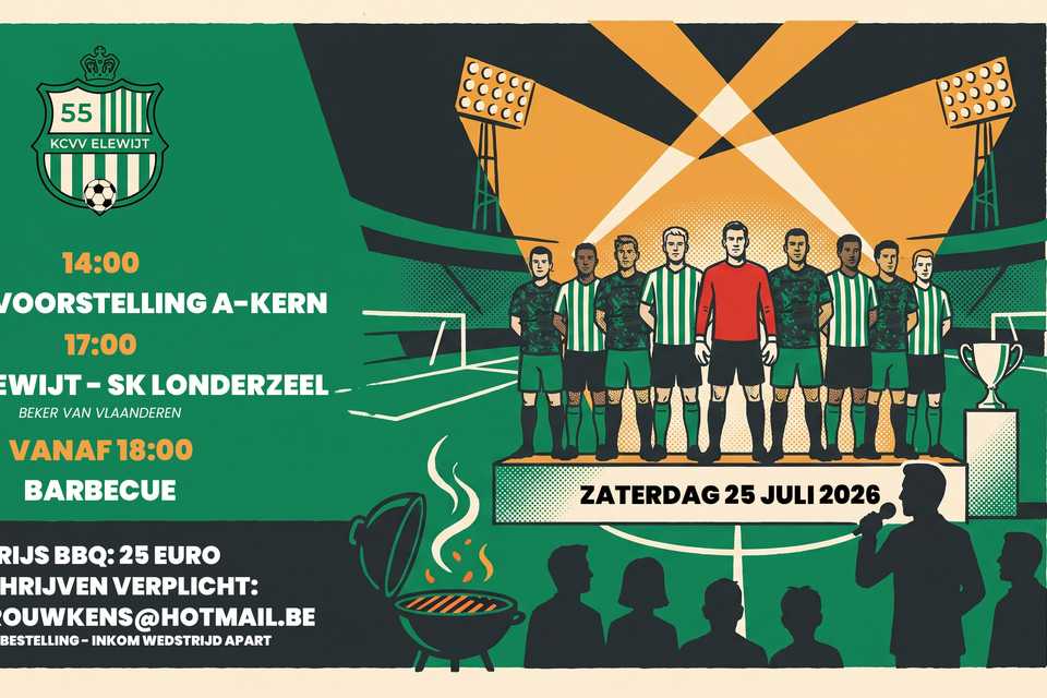 Spelersvoorstelling 2026 + BBQ